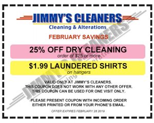 February 2019 Specials